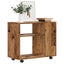 sidebord 70x35x55 cm konstrueret træ antikt træ
