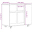 sidebord 70x35x55 cm konstrueret træ kunsteg