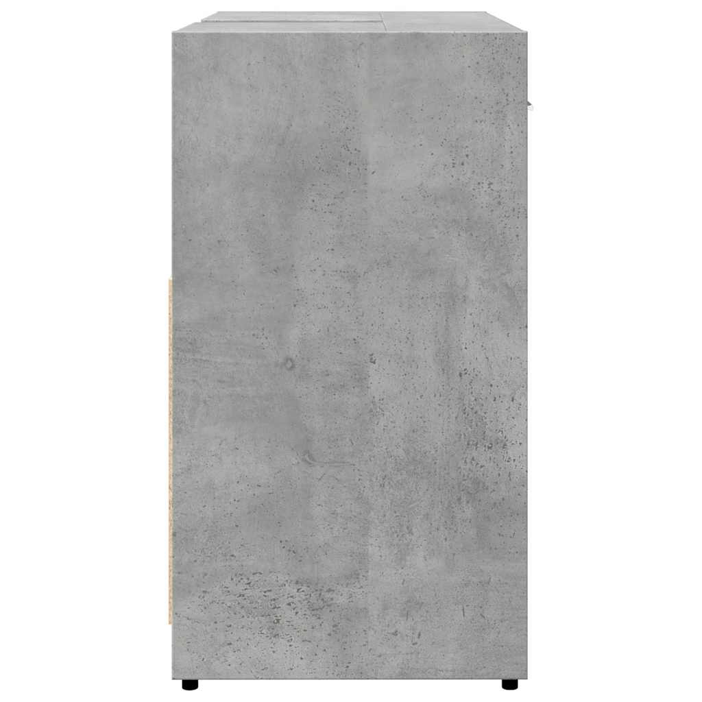 underskab til håndvask 60x33x60 cm konstrueret træ betongrå