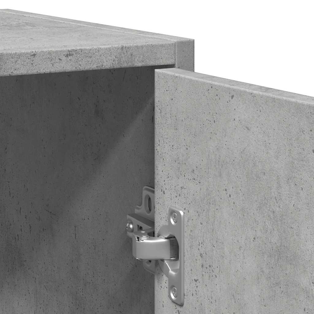 underskab til håndvask 60x33x60 cm konstrueret træ betongrå
