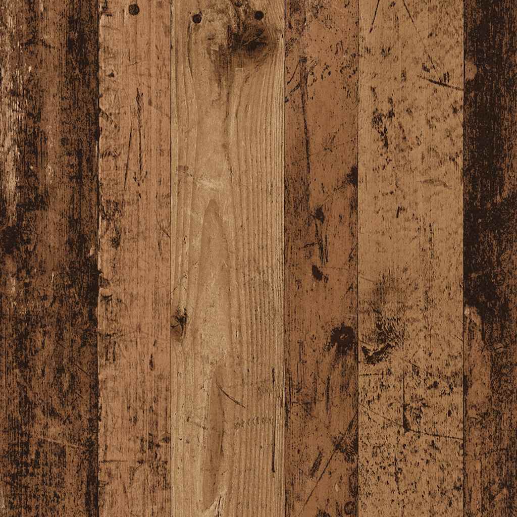 badeværelsesskab 32x25,5x190 cm konstrueret træ antikt træ