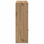 bogreol 90x28x90 cm konstrueret træ kunsteg