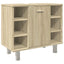 badeværelsesskab 60x32x53,5 cm konstrueret træ sonoma-eg