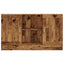 skænk 120x30,5x70 cm konstrueret træ antikt træ