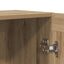 skænk 120x30,5x70 cm konstrueret træ kunsteg