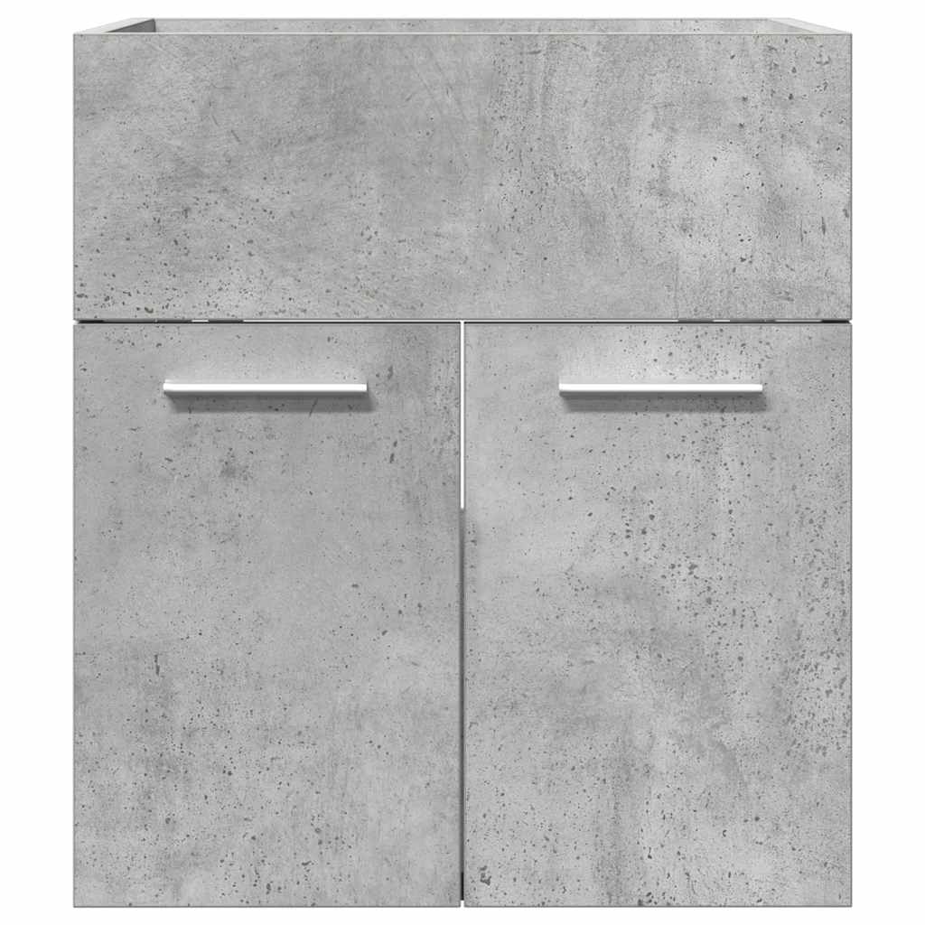underskab til badeværelse 41x38,5x46cm konstrueret træ betongrå