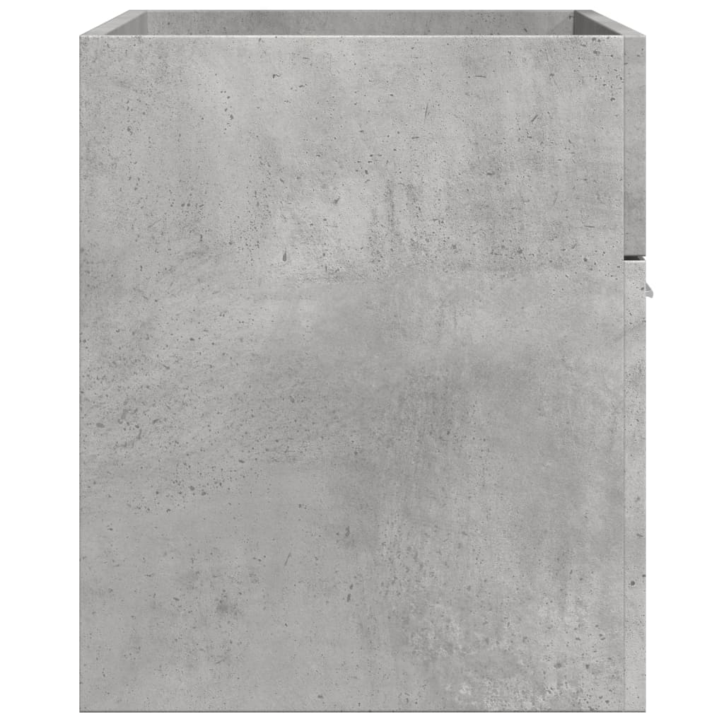 underskab til håndvask 90x38,5x46 cm konstrueret træ betongrå