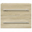 vaskeskab 60x38,5x48 cm konstrueret træ sonoma-eg