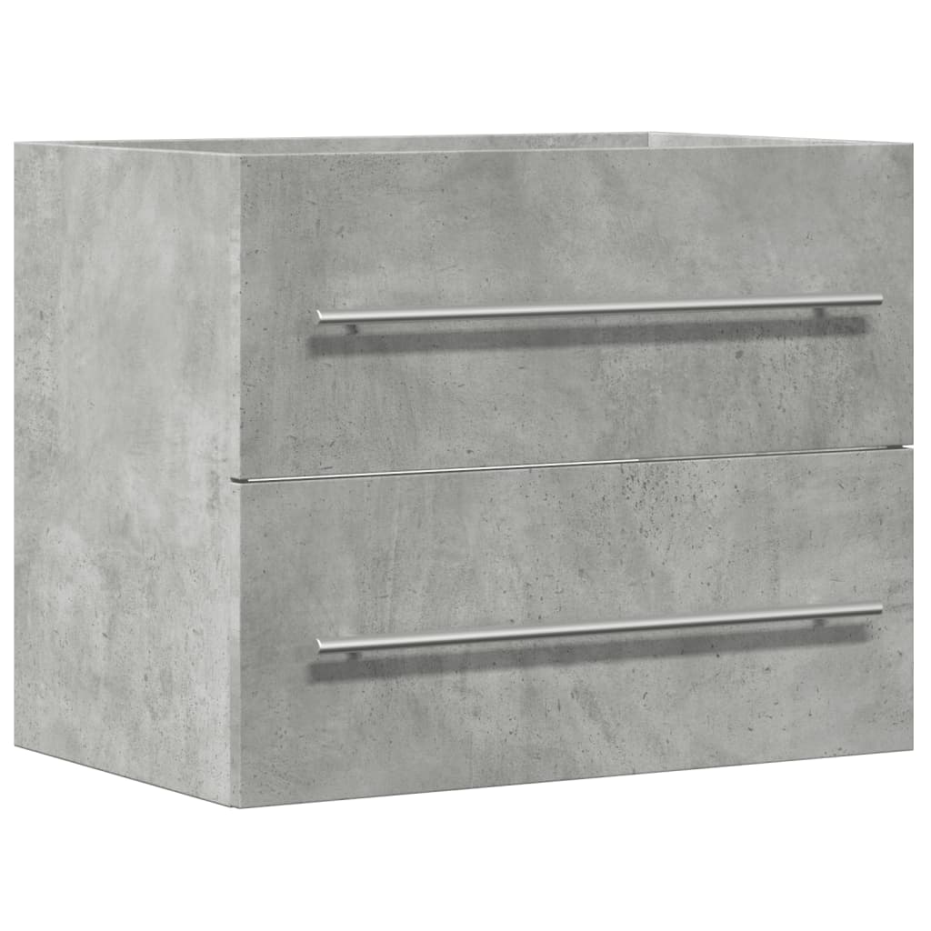 vaskeskab 60x38,5x48 cm konstrueret træ betongrå