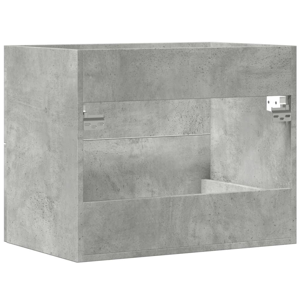 vaskeskab 60x38,5x48 cm konstrueret træ betongrå