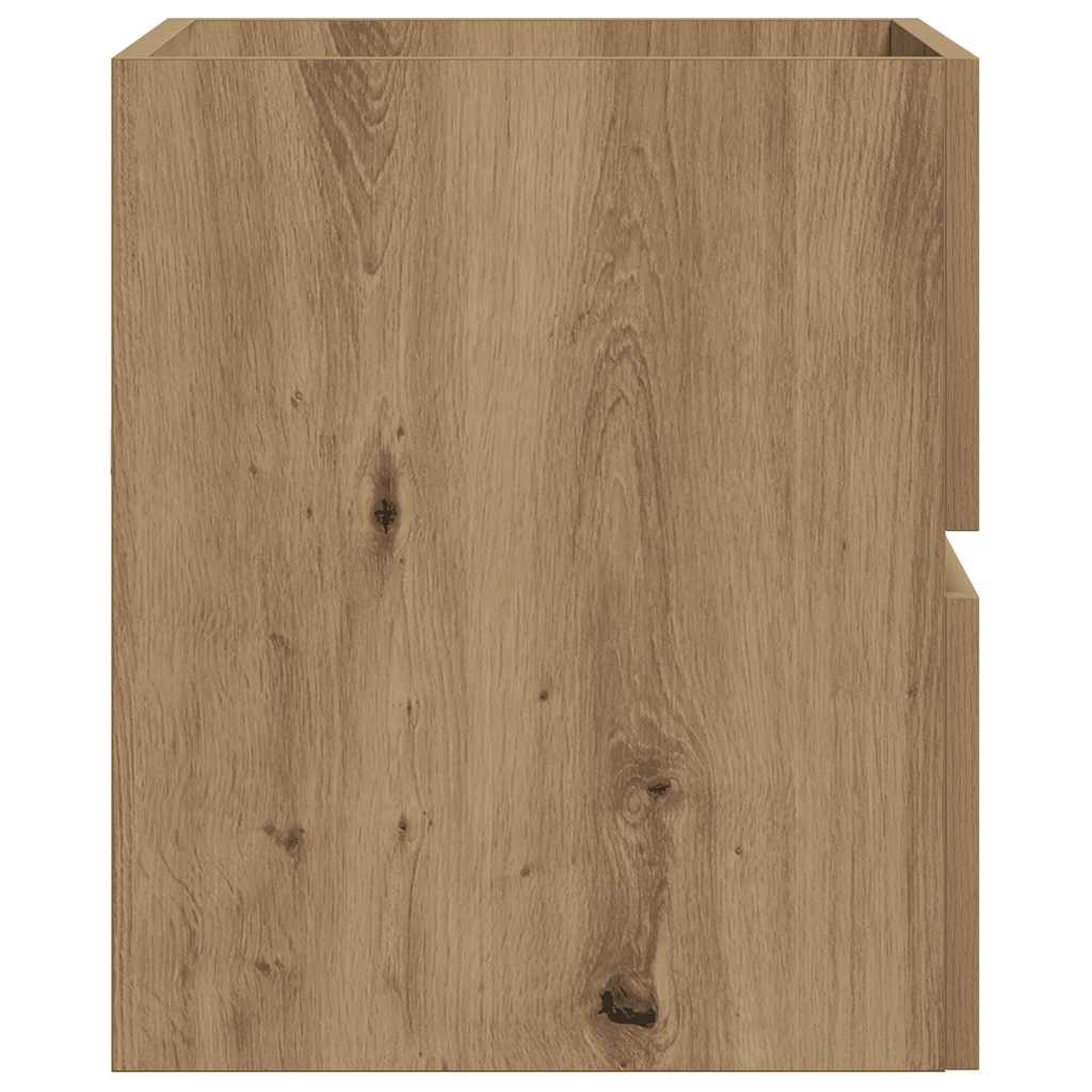 badeværelsesskab 60x38,5x45 cm konstrueret træ kunsteg