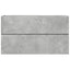 vaskeskab 90x38,5x45 cm konstrueret træ betongrå