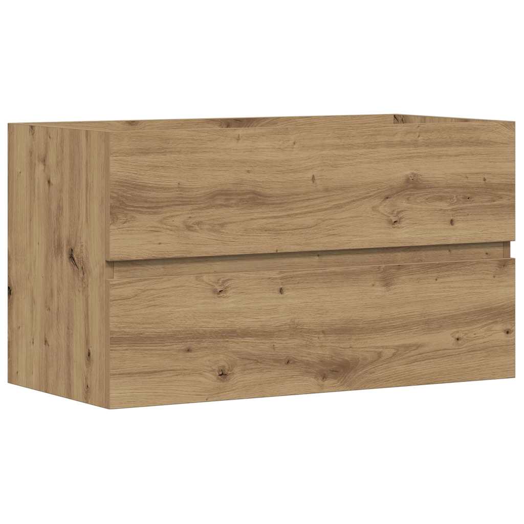 underskab til håndvask 90x38,5x45 cm konstrueret træ kunsttræ