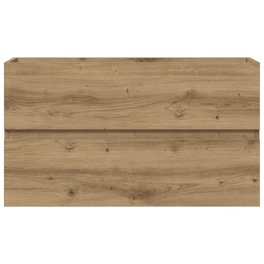 underskab til håndvask 90x38,5x45 cm konstrueret træ kunsttræ