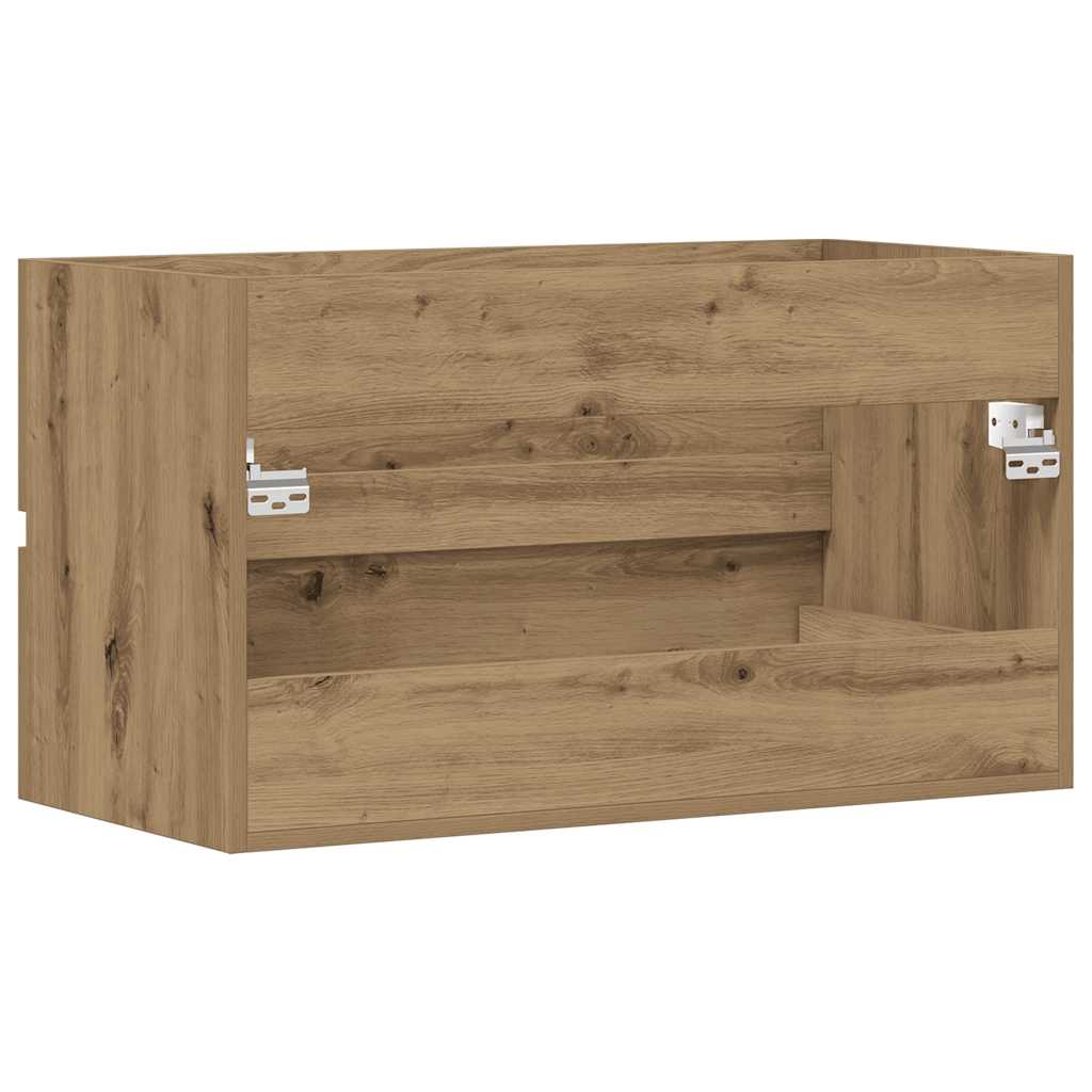 underskab til håndvask 90x38,5x45 cm konstrueret træ kunsttræ