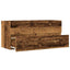 vaskeskab 100x38,5x45 cm konstrueret træ gammelt trælook