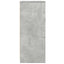 badeværelsesskab 60x33x80 cm konstrueret træ betongrå