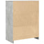 badeværelsesskab 60x33x80 cm konstrueret træ betongrå