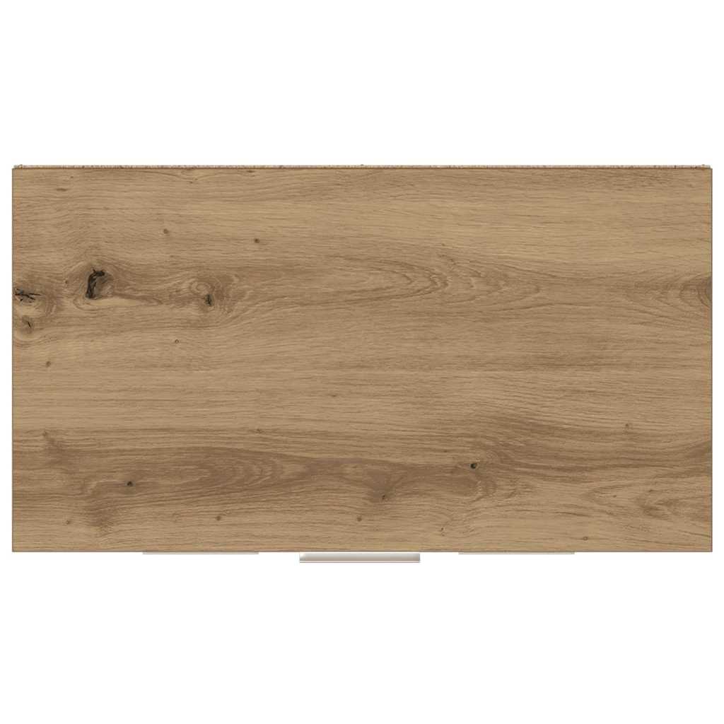 badeværelsesskab 60x33x80 cm konstrueret træ kunsteg