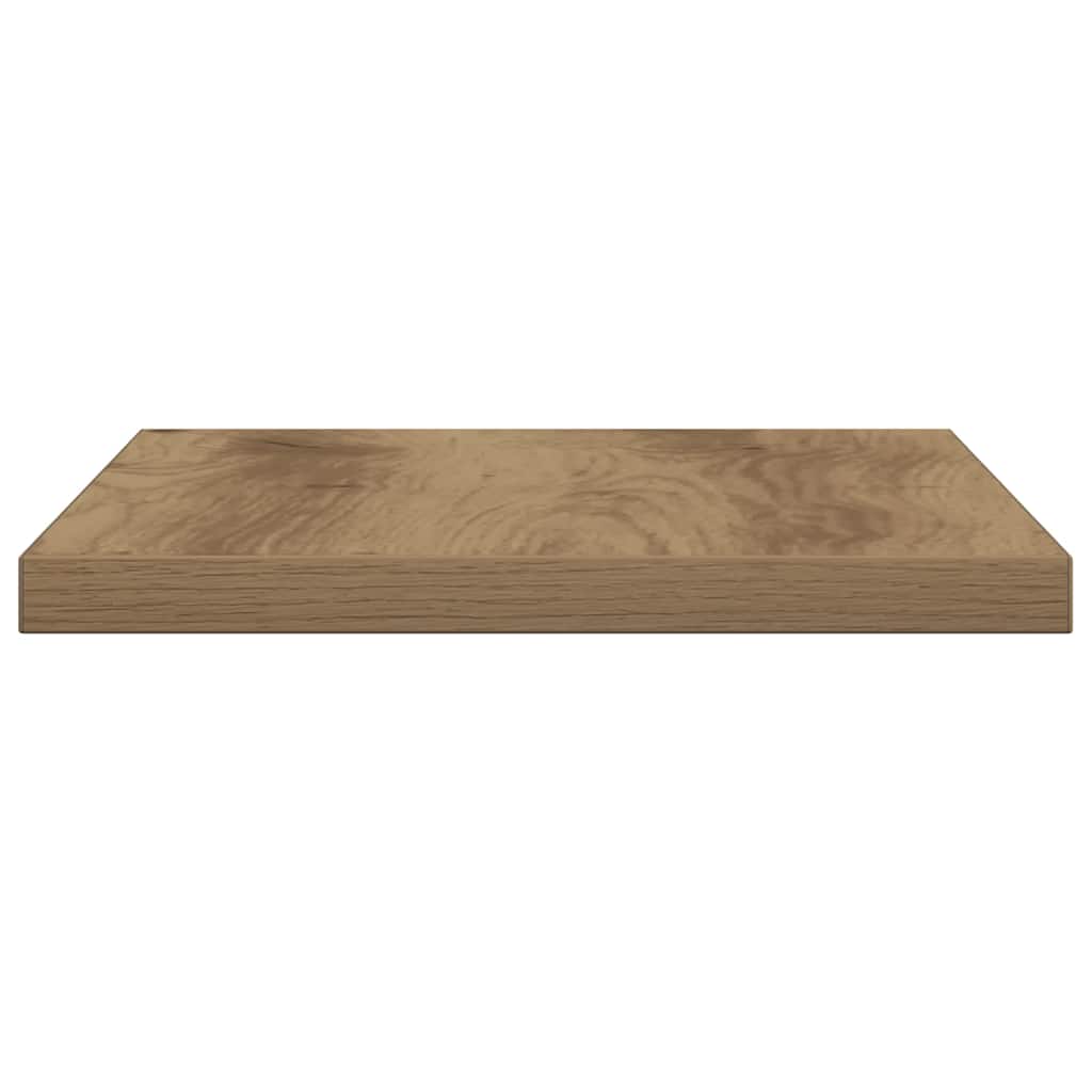væghylder 4 stk. 40x20x1,5 cm konstrueret træ kunsteg