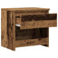 sengeborde 2 stk. 40x30x39 cm spånplade antikt træ