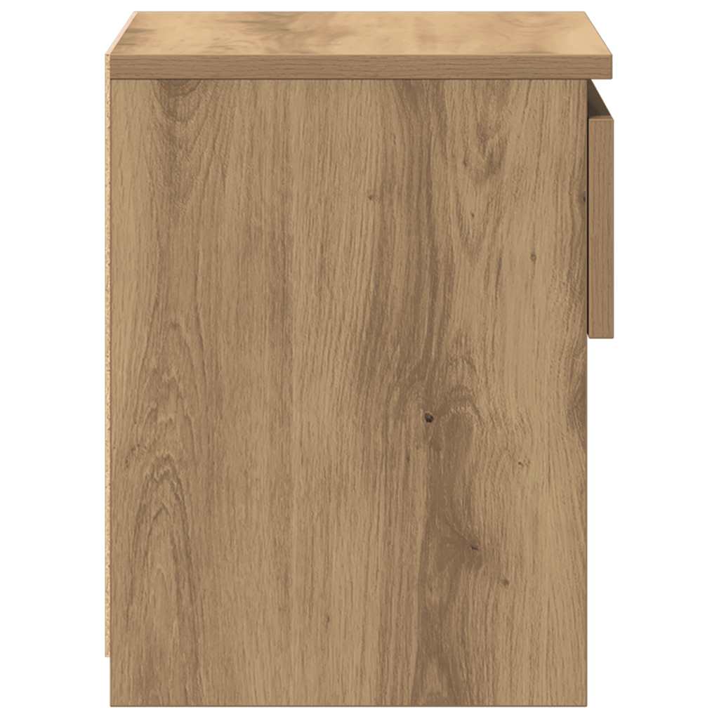 sengebord 40x30x39 cm konstrueret træ kunsteg