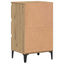 sengeskab m. metalben 40x35x69 cm kunsteg