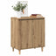 skænk 60x35x70 cm konstrueret træ egetræsfarve