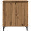 skænk 60x35x70 cm konstrueret træ egetræsfarve
