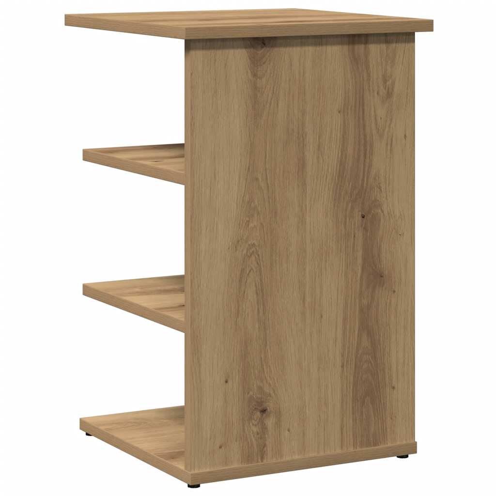 skænk 35x35x55 cm konstrueret træ egetræsfarve