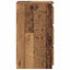 sengeborde 2 stk. 40x35x62,5 cm konstrueret træ gammelt trælook