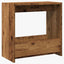 sidebord 50x26x50 cm spånplade antikt træ