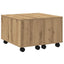 sofabord 60x60x38 cm konstrueret træ kunsteg