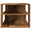 sofabord 100x50x40 cm konstrueret træ antikt træ