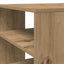 sofabord 100x50x40 cm konstrueret træ egetræsfarve