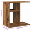 sidebord 50x30x50 cm konstrueret træ antikt træ
