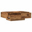 sofabord 90x60x31 cm konstrueret træ gammelt trælook