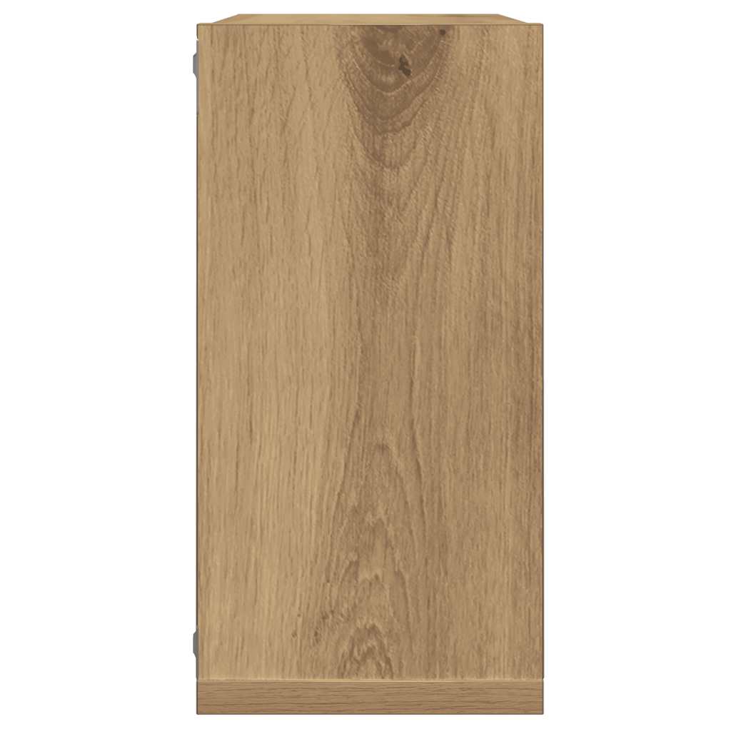 væghylder 6 stk. 30x15x30 cm kubeformet konstrueret træ kunsteg