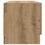 garderobeskab 100x32,5x35 cm konstrueret træ kunsteg