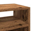 konsolbord 78x30x80 cm konstrueret træ antikt træ