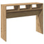 konsolbord 105x30x80 cm konstrueret træ kunsteg