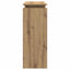 konsolbord 102x30x80 cm konstrueret træ kunsteg