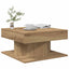 sofabord 55x55x30 cm konstrueret træ kunsteg