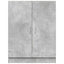 vaskemaskineskab 70,5x71,5x91,5 cm betongrå