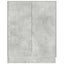vaskemaskineskab 70,5x71,5x91,5 cm betongrå