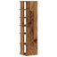 skoskabe 2 stk. 28x27x102 cm konstrueret træ gammelt træ-look