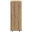 garderobe 80x40x110 cm konstrueret træ kunsteg