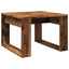 sidebord 50x50x35 cm konstrueret træ antikt eg
