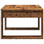 sidebord 50x50x35 cm konstrueret træ antikt eg