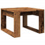sidebord 50x50x35 cm konstrueret træ antikt eg